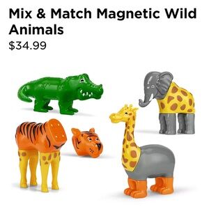 Mix and Match Magnetic Animals - Lakeshore